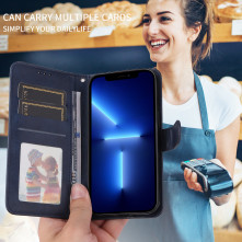Oldalra nyíló tok Xiaomi Redmi K90 Pro Max / Poco F8 Ultra telefonhoz - KÉK