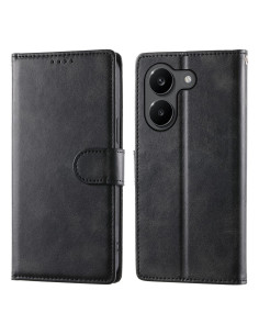 Oldalra nyíló tok Xiaomi Poco X8 Pro telefonhoz - FEKETE