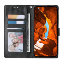 Oldalra nyíló tok Xiaomi Poco X8 Pro telefonhoz - FEKETE