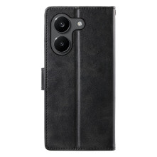 Oldalra nyíló tok Xiaomi Poco X8 Pro telefonhoz - FEKETE