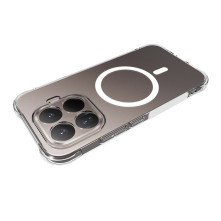 MagSafe kompatibilis ütésálló TPU tok Xiaomi 17T telefonhoz - ÁTLÁTSZÓ