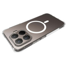 MagSafe kompatibilis ütésálló TPU tok Xiaomi 17T Pro telefonhoz - ÁTLÁTSZÓ