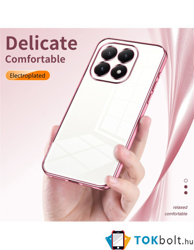 Rugalmas TPU tok Xiaomi 15T készülékhez - RÓZSASZÍN