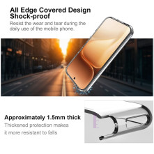 IMAK rugalmas TPU tok Honor 600 / 600 Pro 5G / X9d 5G / X70 5G készülékhez - ÁTLÁTSZÓ