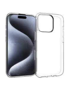 Rugalmas TPU tok Apple iPhone 16 Pro készülékhez - ÁTTETSZŐ