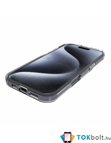 Rugalmas TPU tok Apple iPhone 16 Pro készülékhez - ÁTTETSZŐ