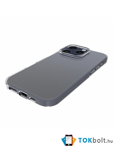 Rugalmas TPU tok Apple iPhone 16 Pro készülékhez - ÁTTETSZŐ