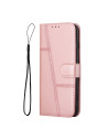 Oldalra nyíló tok Honor 600 Smart telefonhoz - RÓZSAARANY