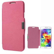 Pink színű notesz telefontok Samsung Galaxy S5 telefonhoz