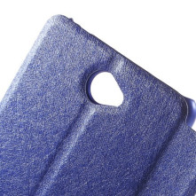 Kék színű két ablakos tok Sony Xperia E4 telefonhoz