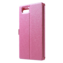 Pink színű két ablakos tok Lenovo Vibe Z2 Pro telefonhoz