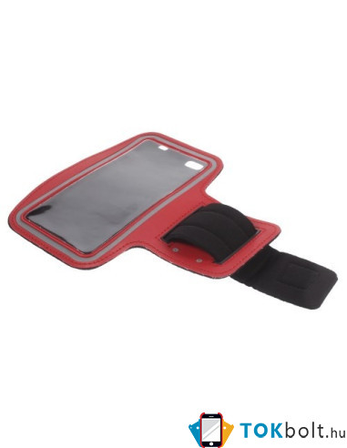 Karra csatolható telefontok futáshoz - 7,5*15,5 cm - PIROS