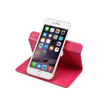 Öntapadós 360 fokban forgatható univerzális tok 4.3-4.8 colos készülékekhez - PINK