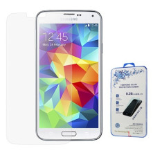 Samsung Galaxy S5 típusú telefonhoz képernyővédő karcáló edzett üveg 