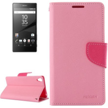 MLT rugalmas notesz tok Sony Xperia Z5 / Z5 Dual telefonhoz - RÓZSASZÍN