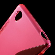 S-line pink tok Sony Xperia M4 Aqua / M4 Aqua Dual készülékhez