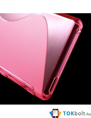S-line pink tok Sony Xperia M4 Aqua / M4 Aqua Dual készülékhez