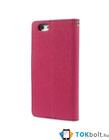 MERCURY pink-sötétkék notesz tok Apple iPhone 6 / iPhone 6s telefonhoz