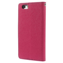 MERCURY pink-sötétkék notesz tok Apple iPhone 6 / iPhone 6s telefonhoz