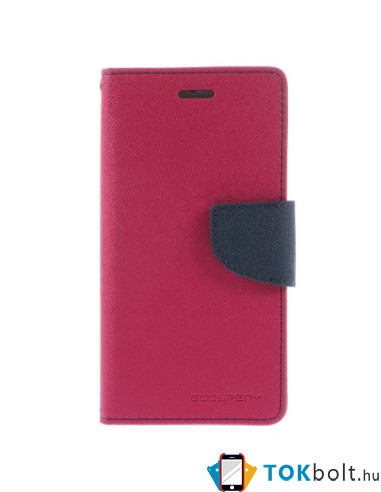MERCURY pink-sötétkék notesz tok Apple iPhone 6 / iPhone 6s telefonhoz