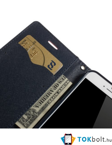 MERCURY pink-sötétkék notesz tok Apple iPhone 6 / iPhone 6s telefonhoz