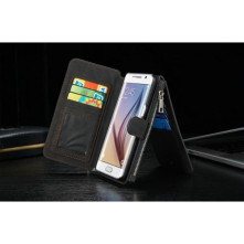 CaseMe notesztok Samsung Galaxy S6 EDGE PLUS telefonhoz - FEKETE