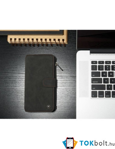 CaseMe notesztok Samsung Galaxy S6 EDGE PLUS telefonhoz - FEKETE