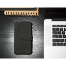 CaseMe notesztok Samsung Galaxy S6 EDGE PLUS telefonhoz - FEKETE