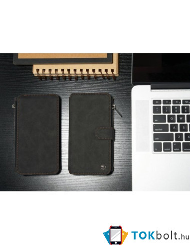 CaseMe notesztok Samsung Galaxy S6 EDGE PLUS telefonhoz - FEKETE