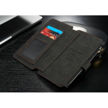 CaseMe notesztok Samsung Galaxy S6 EDGE PLUS telefonhoz - FEKETE