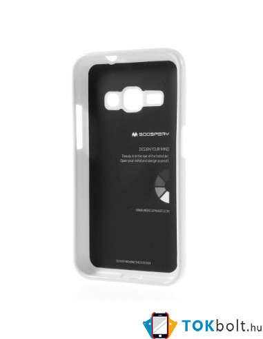 MERCURY rugalmas tok Samsung Galaxy J1 (2016) telefonhoz - FEHÉR