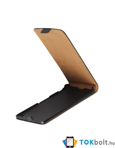 Flip fekete tok Sony Xperia M5 / M5 Dual telefonhoz