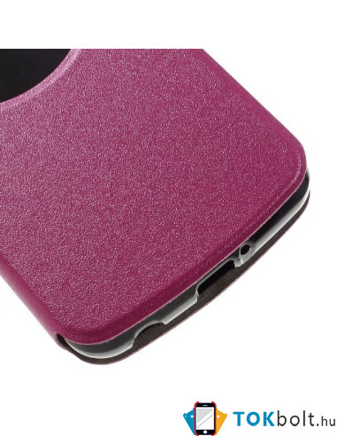 Pink színű körablakos telefontok LG K4 telefonhoz