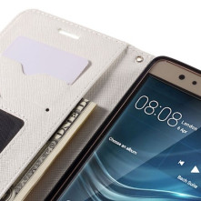 Mercury fehér notesz tok Huawei Ascend P9 PLUS telefonhoz