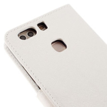 Mercury fehér notesz tok Huawei Ascend P9 PLUS telefonhoz