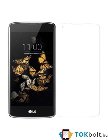 Kijelzővédő karcálló edzett üveg LG K8 típusú telefonhoz