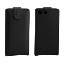 Lenyitható fekete telefontok Sony Xperia M5 / M5 Dual telefonhoz