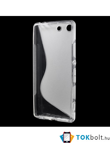 S-line rugalmas áttetsző tok Sony Xperia M5 / M5 Dual készülékhez
