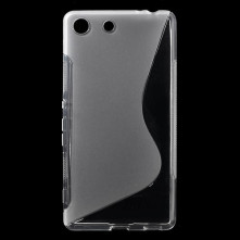 S-line rugalmas áttetsző tok Sony Xperia M5 / M5 Dual készülékhez
