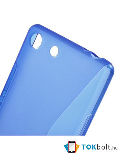 S-line rugalmas kék tok Sony Xperia M5 / M5 Dual készülékhez