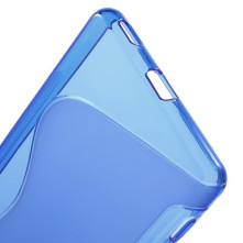 S-line rugalmas kék tok Sony Xperia M5 / M5 Dual készülékhez