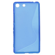 S-line rugalmas kék tok Sony Xperia M5 / M5 Dual készülékhez