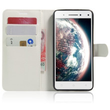 Oldalra nyíló mágnes záras tok Lenovo Vibe S1 LITE készülékhez - FEHÉR