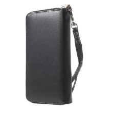 Univerzális cipzárral ellátott telefontok 4.3-5.0 inches telefonokhoz - FEKETE