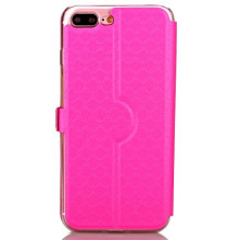 Divatos ablakos pink notesz telefontok Apple iPhone 7 PLUS telefonhoz