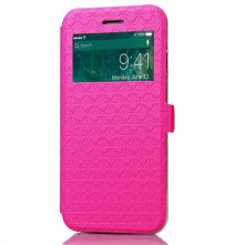 Divatos ablakos pink notesz telefontok Apple iPhone 7 PLUS telefonhoz