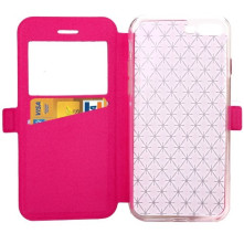 Divatos ablakos pink notesz telefontok Apple iPhone 7 PLUS telefonhoz