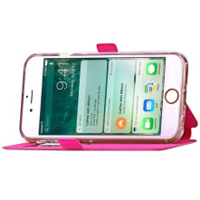 Divatos ablakos pink notesz telefontok Apple iPhone 7 PLUS telefonhoz