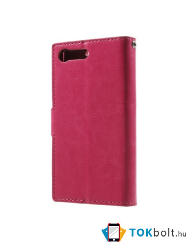 Karpántos notesz tok Sony Xperia X Compact telefonhoz - PINK