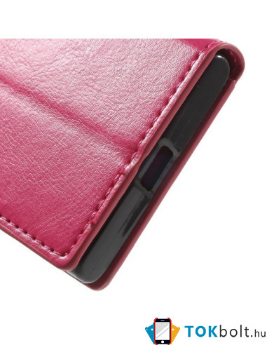 Karpántos notesz tok Sony Xperia X Compact telefonhoz - PINK